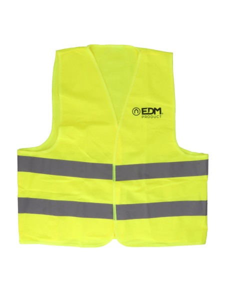 *merchandising* chaleco reflectante amarillo talla adulto edm
