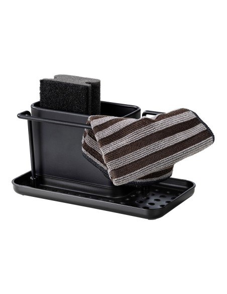 Organizador de fregadero orio, negro 55078100 wenko
