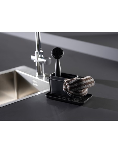 Organizador de fregadero orio, negro 55078100 wenko