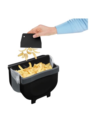 Cubo para puerta de amario plegable 5 l