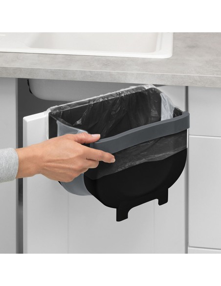 Cubo para puerta de amario plegable 5 l