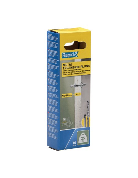 Taco de expansión metálico ø8x46 tornillo m4x55 (bolsa 10 unid)