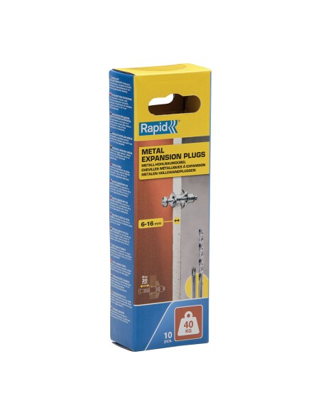 Taco de expansión metálico ø11x37 tornillo m5x48 (bolsa 10 unid)