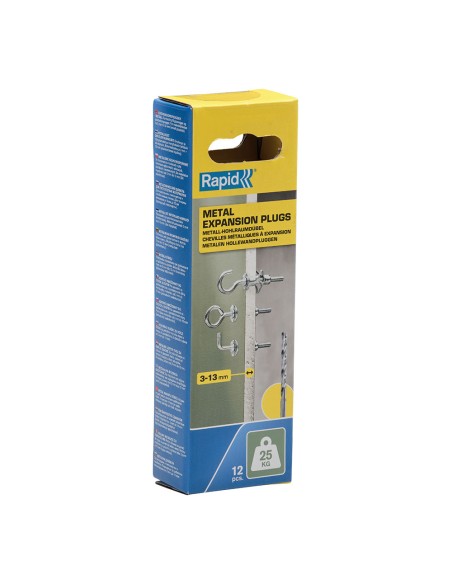 Taco de expansión metálico ø8x32 tornillo ø4 (bolsa 12 unid)