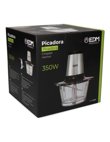 Picadora acero inoxidable 350 w 1,8 l