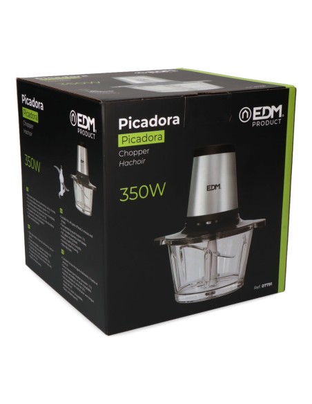 Picadora acero inoxidable 350 w 1,8 l