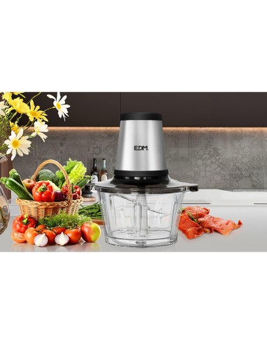 Picadora acero inoxidable 350 w 1,8 l