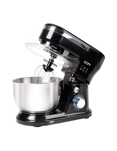 Batidora amasadora 1000w con bol de acero inoxidable 4 l, 32 x 14 x 29 cm