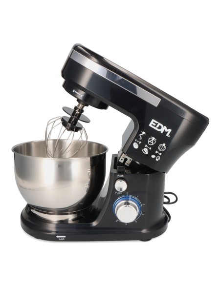 Batidora amasadora 1000w con bol de acero inoxidable 4 l, 32 x 14 x 29 cm