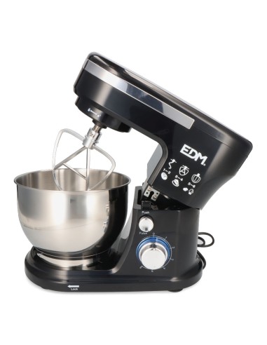 Batidora amasadora 1000w con bol de acero...