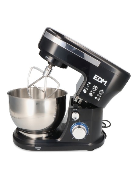 Batidora amasadora 1000w con bol de acero inoxidable 4 l, 32 x 14 x 29 cm