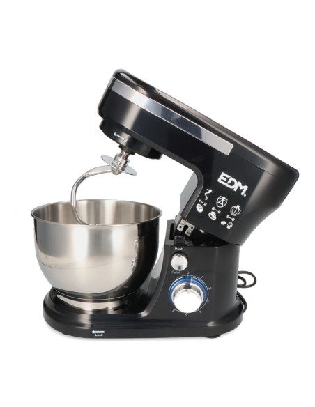 Batidora amasadora 1000w con bol de acero inoxidable 4 l, 32 x 14 x 29 cm