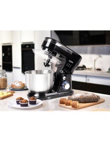 Batidora amasadora 1000w con bol de acero...