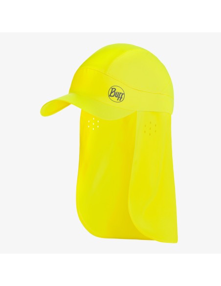 Gorra con protector de nuca pack bimini cap amarillo fluor buff