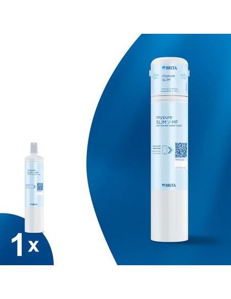 Sistema de filtración de agua para grifo mypure slim v-mf filtro para agua 1053236 brita
