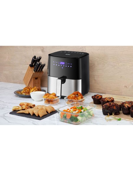 Freidora de aire 5l con pantalla led edm