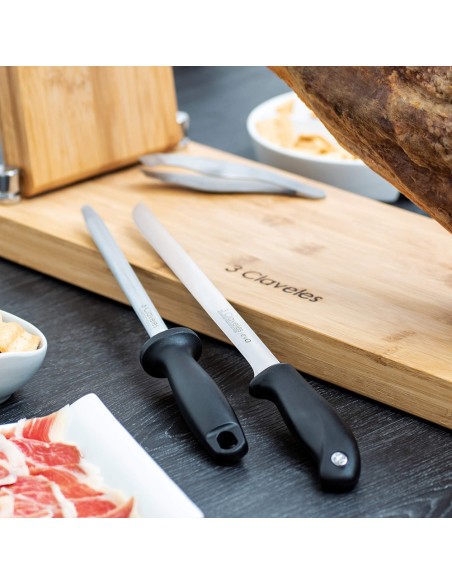 Cuchillo jamonero evo y chaira