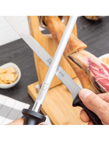 Cuchillo jamonero evo y chaira
