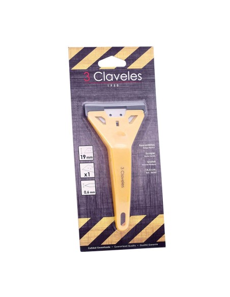 Rascavidrio 14,5cm hoja 60mm 3 claveles