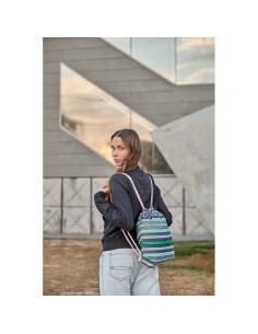 Mochila impermeable plegable, colores surtidos. 35x40cm 30942. c-collection 2