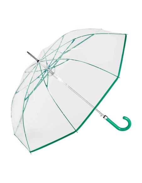 Paraguas largo ø93 cm transparente automático, colores surtidos