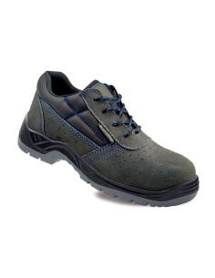 Zapatos de seguridad piel serraje perforado s1p metalfree talla 42