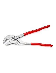 Tenaza llave alicate y llave en una sola herramienta recubiertos de plástico cromado 300 mm 2