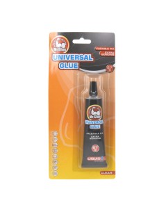 Adhesivo universal, 27 g, transparente,