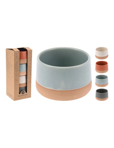 set 4 cuencos de cerámica,ø9x5,6cm, 210000960. excellent houseware