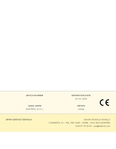 Batería recambio para linterna 36160 edm 2