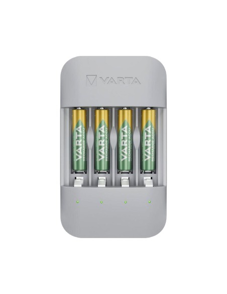Cargador de pilas varta eco charger pro + 4 pilas 800 mah aaa 56813