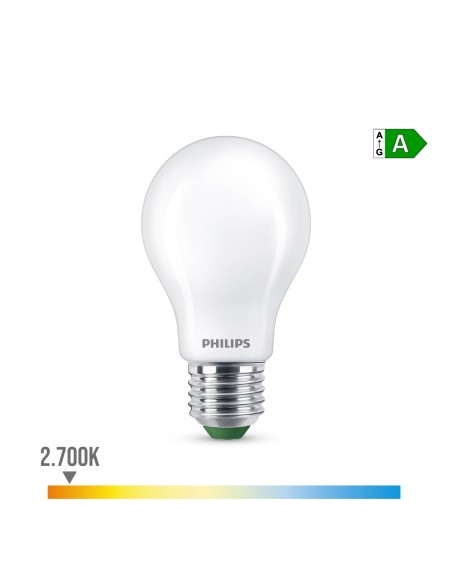 Bombilla ultra efficient led classic e27 5,2 w 1095 im 2700 k ø6 x 10,4 cm