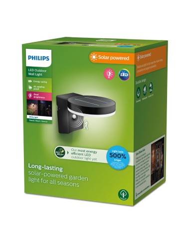 Aplique solar mural redondo ultraeficiente,ip44...