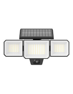 Aplique solar nysil con sensor, negro, 8,7 w, 5000 k, 1000 lm 2