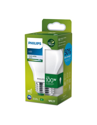 Bombilla ultra efficient led classic e27 7,3 w...