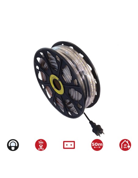Tira de led 60 leds/m 4,2w/m 220-240v ip44 50 m blanco frio