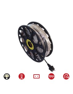 Tira de led 60 leds/m 4,2w/m 220-240v ip44 50 m blanco calido 2