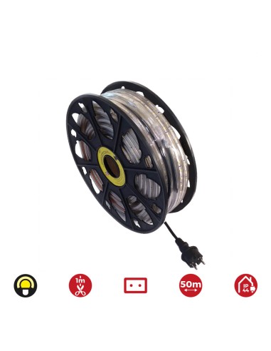 Tira de led 60 leds/m 4,2w/m 220-240v ip44 50 m...