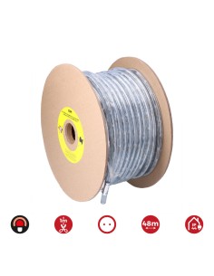 Tubo flexiled 2 vias fijo 48 m 30 leds/m ip44 rojo 2