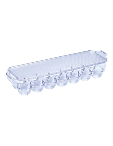 Huevera con tapa (14 huevos) 37x11,5x8cm mondex