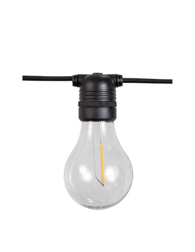 Guirnalda allegra solar + bateria 10 bombillas...