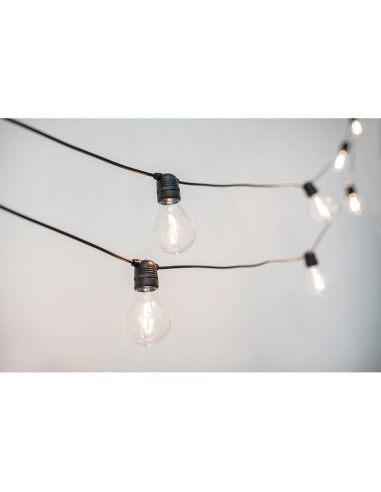 Guirnalda allegra solar + bateria 10 bombillas...