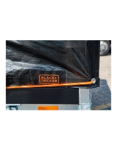 Lona negra para remolque, medidas: 1,6x2,5m. black+decker 2