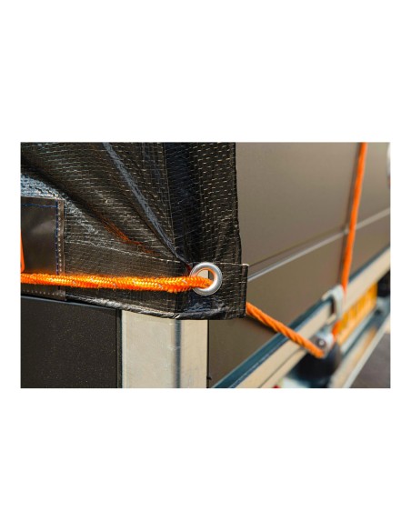 Lona negra para remolque, medidas: 3x4m. black+decker