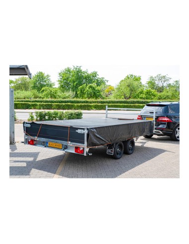 Lona negra para remolque, medidas: 3x4m....