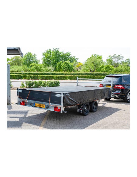 Lona negra para remolque, medidas: 3x4m. black+decker