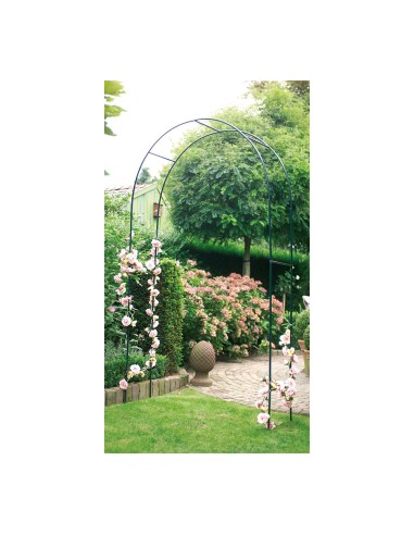 Arco para rosales de metal, 140x240cm. kinzo
