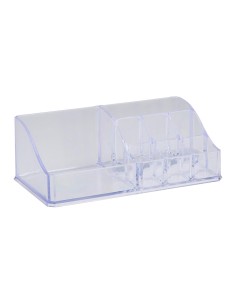 Organizador cosméticos con 8 compartimentos distribución rectangular, colores surtidos 2