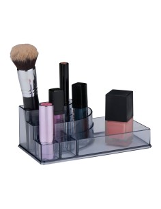 Organizador cosméticos con 8 compartimentos distribución circular, colores surtidos