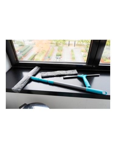 Set de limpieza para ventanas azul/negro/gris....